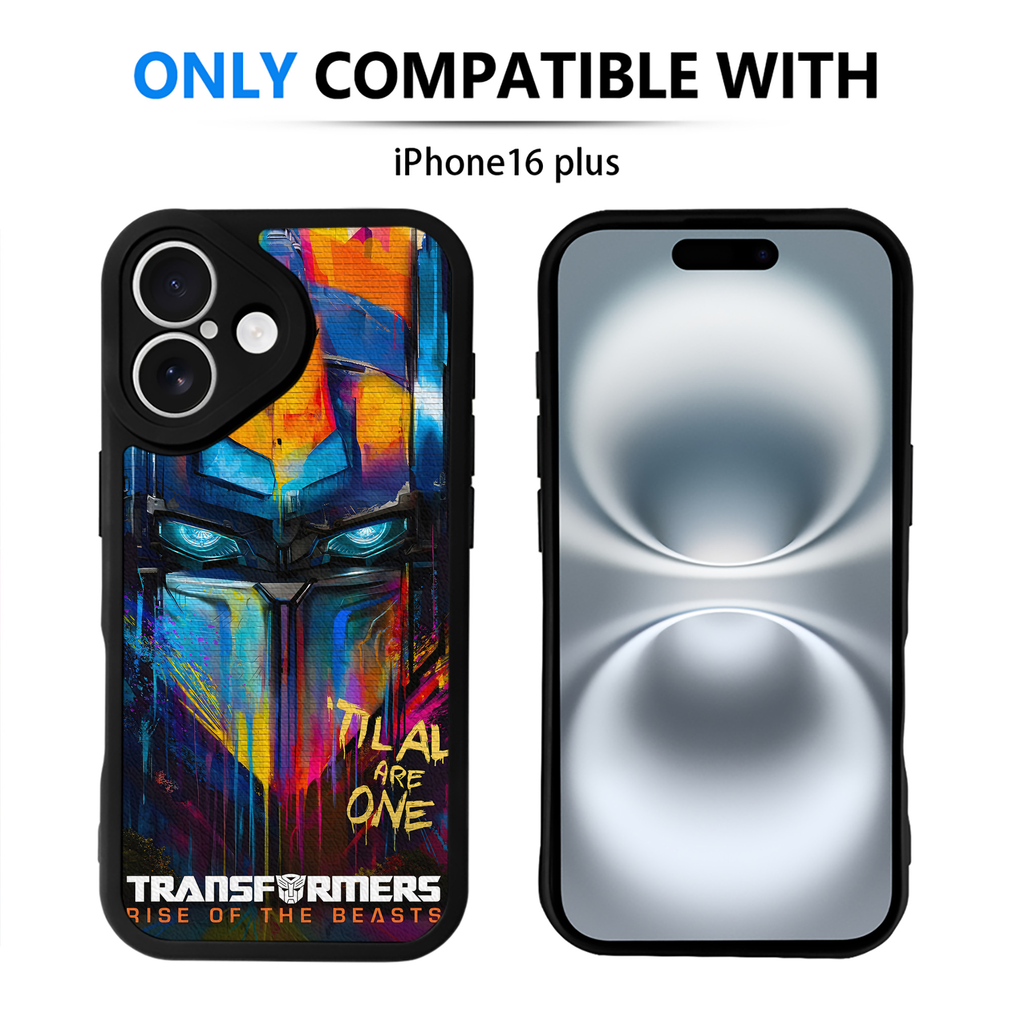 （画像用） Transformers トランスフォーマー 【iPhone 16シリーズ対応】シリコンスマホケース（レザー調） 材質：シリコン